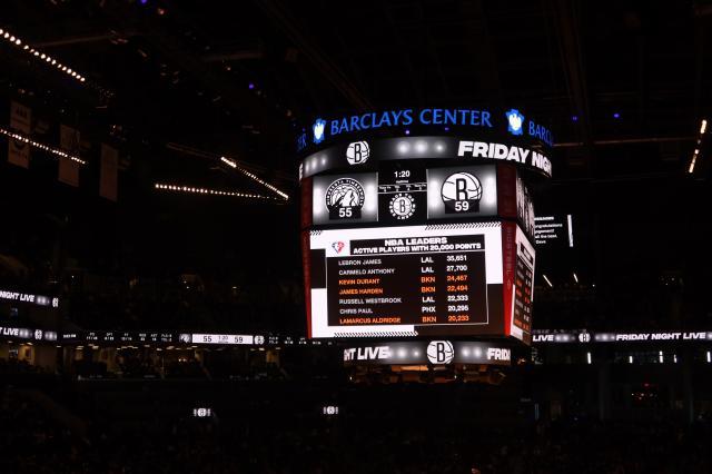 华体会登入-【现场】五人上双篮网主场擒狼 KD无解中投杀死比赛